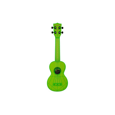 Укулеле Kala Waterman Fluorescent Green Soprano Ukulele (231450)