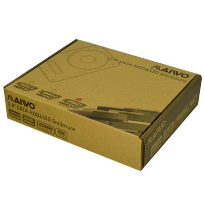 Кишеня зовнішня Maiwo 2.5&quot; SATA HDD/SSD to USB3.1 GEN2 Type-C (45768)