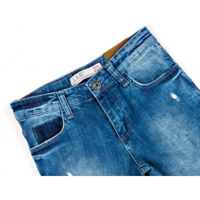 Штани дитячі Breeze джинсові з потертостями (OZ-18606-116B-blue)
