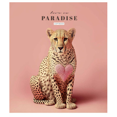 Зошит Школярик Love in paradise 48 аркушів клітинка (048-3256K)