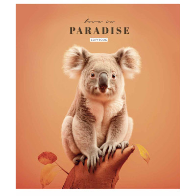 Зошит Школярик Love in paradise 48 аркушів клітинка (048-3256K)