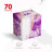Серветки косметичні Chisto Softa Violet 3 шари 70 шт. (4823098414407)