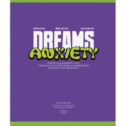 Зошит Школярик Dreams come true 96 аркушів клітинка (096-3483K)