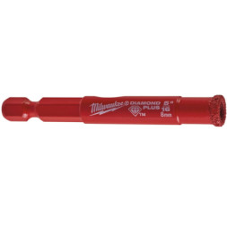 Коронка Milwaukee алмазна Diamond Plus 8мм, з хвостовиком (49560507)