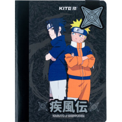 Блокнот Kite з магнітною закладкою Naruto А5, 60 аркушів, клітинка (NR24-192)