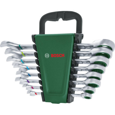 Ключ Bosch комбинированный, набор 8шт, 6-19мм (1.600.A02.7PS)