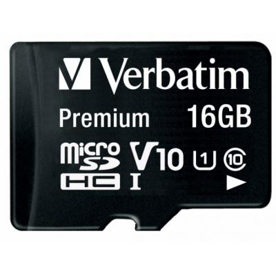 Карта пам&#039;яті Verbatim 16GB microSDHC class 10 (MDAVR-10/G)