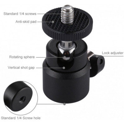 Голова штативна Puluz 1/4&quot; (PU412)
