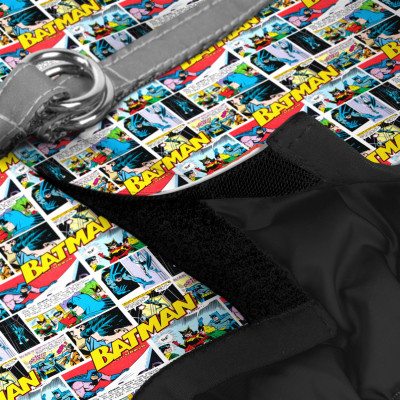 Шлея для собак WAUDOG Clothes з QR паспортом &quot;Бетмен комікс&quot; XS2 (1002-4005)