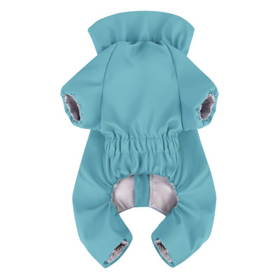 Дощовик для тварин WAUDOG Clothes водонепроникний L50 блакитний (19902)