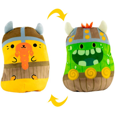 М&#039;яка іграшка Cats vs Pickles 2 в 1 – Котик та огірок Вікінги (CVP2200-1)