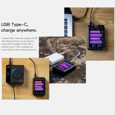 Зарядний пристрій для акумуляторів iSDT C4 Air Quick Battery Charger (iSDT-C4)