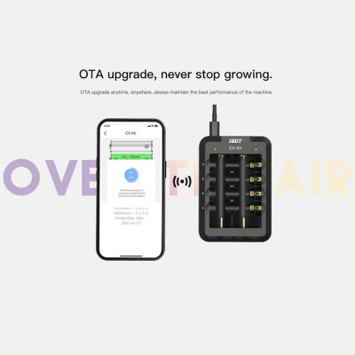 Зарядний пристрій для акумуляторів iSDT C4 Air Quick Battery Charger (iSDT-C4)
