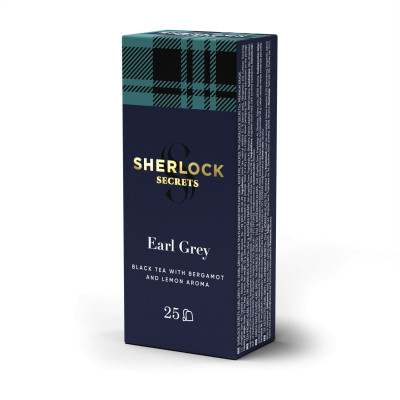 Чай Sherlock Secrets Earl Grey чорний 25х2 г (shs.00797)