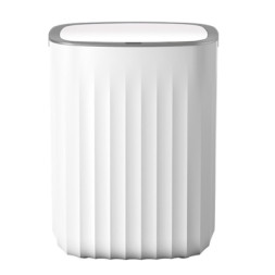 Контейнер для сміття JAH Nordic Сенсорний Білий із сірим 12 л (20258)
