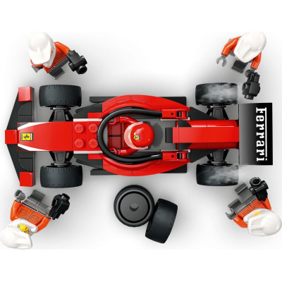 Конструктор LEGO City Піт-стоп і піт-екіпаж F1 з болідом Ferrari (60443)