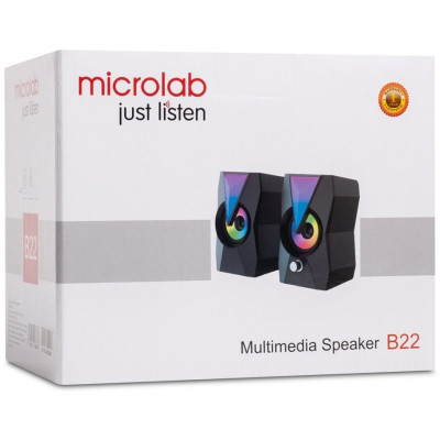 Акустична система Microlab B-22 USB Black (B-22)