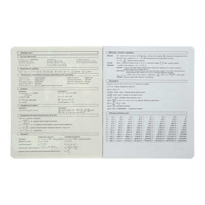 Зошит ZiBi предметний BLACK, 36 аркушів, клітинка, алгебра (ZB.1730-14)