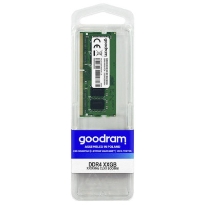 Модуль пам&#039;яті для ноутбука SoDIMM DDR4 32GB 2666 MHz Goodram (GR2666S464L19/32G)