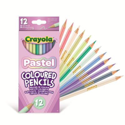 Олівці кольорові Crayola пастельні 12 шт (68-3366)
