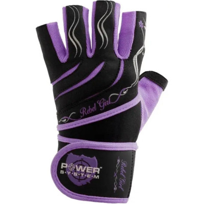 Рукавички для фітнесу Power System PS-2720 Rebel Girl Purple XS (PS-2720_XS_Purple)