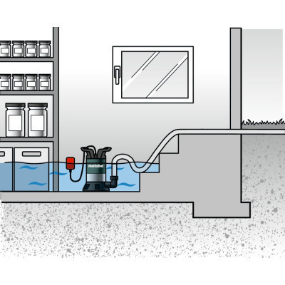 Заглибний насос Metabo напірний TDP 7501 S, 1000Вт, 7.5куб/год, (0250750100)