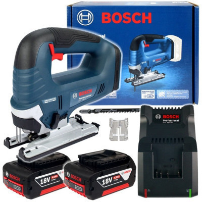 Електролобзик Bosch GST 185-LI 18В, 2х4Ah, 3500об/хв, кейс (0.601.5B3.024)
