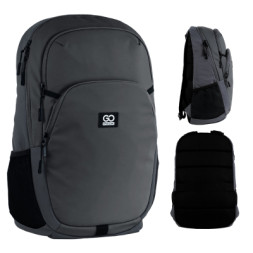 Рюкзак шкільний GoPack Education Teens 185 темно-сірий (GO25-185L-1)