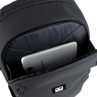Рюкзак шкільний GoPack Education Teens 185 темно-сірий (GO25-185L-1)