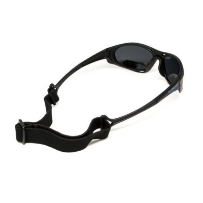 Сонцезахисні окуляри BluWater Hydro Polarized (Dark Gray) Anti-Fog Чорні лінзи в чорній оправі (BW-HYD-SD12)