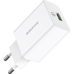 Зарядний пристрій BOROFONE BA21A White (BA21AW)