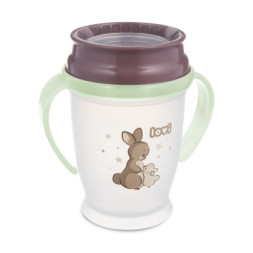Поїльник-непроливайка Lovi 360 250 мл Night&amp;Day Rabbit (1/610)