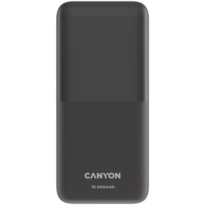 Батарея універсальна Canyon PB-1010 10000 mAh PD/22.5W QC/3.0 Black (CNE-CPB1010B)