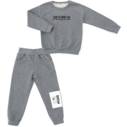 Спортивний костюм дитячий Breeze на манжетах (18372-116B-gray)