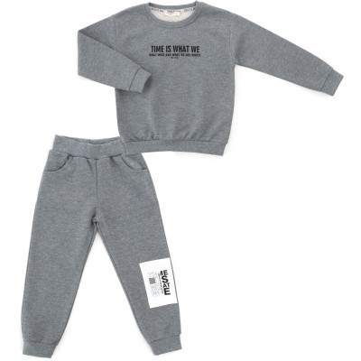 Спортивний костюм дитячий Breeze на манжетах (18372-116B-gray)