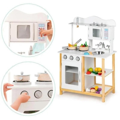 Ігровий набір Ecotoys дерев’яна дитяча кухня Energy (TK040A)