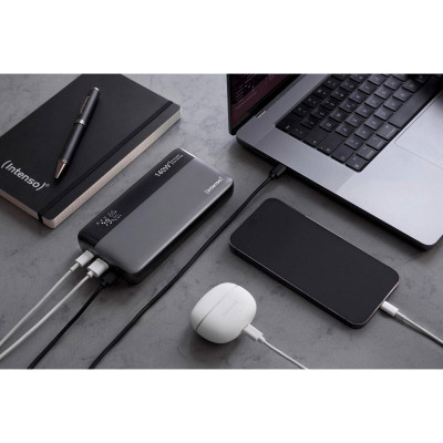 Батарея універсальна Intenso HE25000 25000mAh PD/3.1/140W + cable with a built-in E-marker chip (7350060)