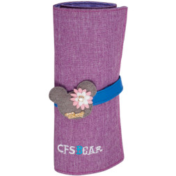 Пенал Cool For School Bear жіночий 1 відділення Фіолетовий (CF86651-01)
