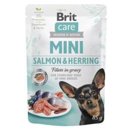 Вологий корм для собак Brit Care Mini для дорослих собак мініатюрних порід (8595602560349)