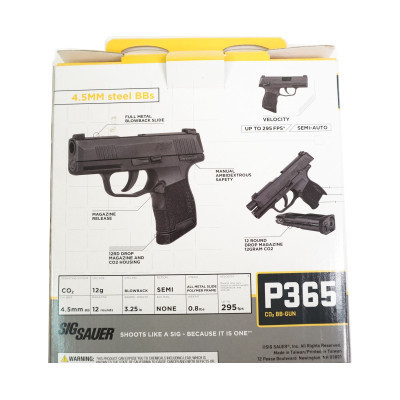 Пневматичний пістолет Sig Sauer Air P365 Blowback (AIR-P365-BB)
