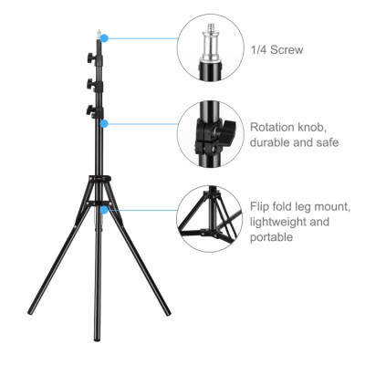 Набір блогера Puluz Ring LED lamp PKT3102EU 18&quot; + tripod 1.8 м (PKT3102EU)