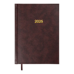 Тижневик Buromax датований 2025 BASE (Miradur) A5 бордовий (BM.2108-13)