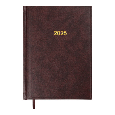 Тижневик Buromax датований 2025 BASE (Miradur) A5 бордовий (BM.2108-13)