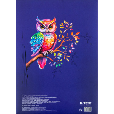 Папір для малювання Kite А3 для акварелі Classic 200г/м2, 10 аркушів (K-268)