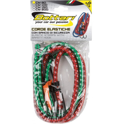 Стяжний ремінь Poputchik 2шт x 80см O 8MM &quot;ELASTIC STRAP&quot; (18224-IS)
