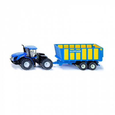 Спецтехніка Siku Трактор New Holland T9.560 з причепом (6000481)