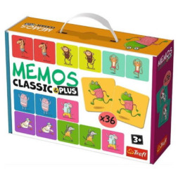 Настільна гра Trefl Мемо Класичні. Рухайся та грай (Memos Classic&amp;plus. Move and play) (02271)