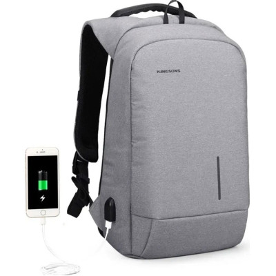 Рюкзак для ноутбука Kingsons 13.3&quot; laptop backpack Light Grey (KS3149W-D13L)