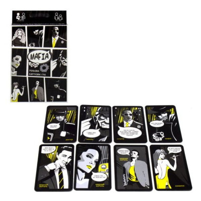 Настільна гра Danko Toys Мафія в стилі коміксів, українська (DTG52U/DTG52EN)