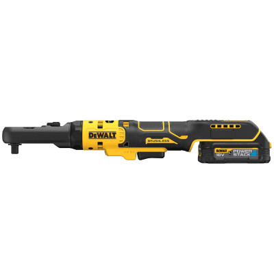 Гайковерт DeWALT кутовий, XR Li-Ion PowerStack 18 GFN, 1.7Ah, 102 Нм (DCF510E2G)
